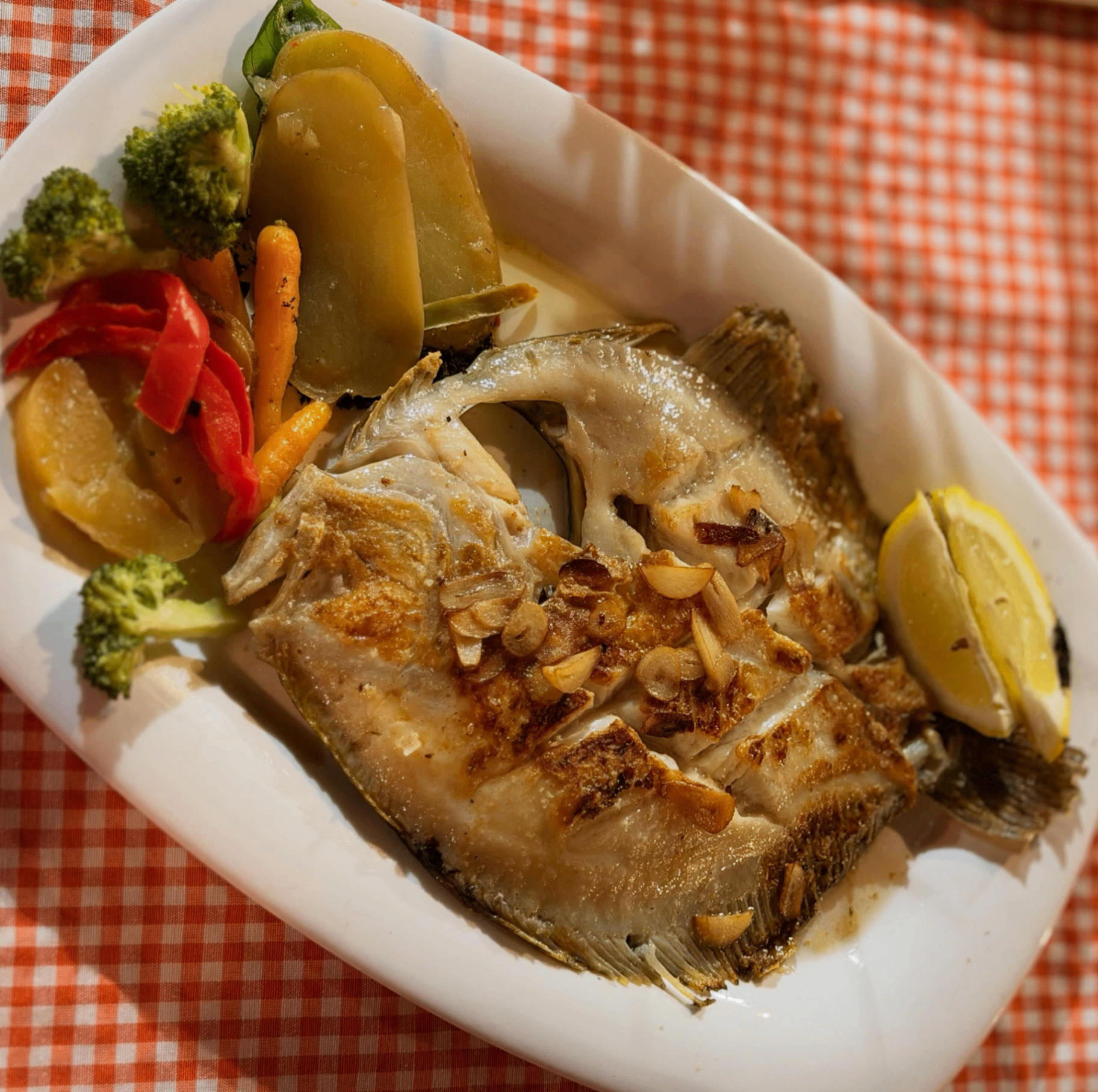 Rodaballo a la Brasa at Why Not Gastronomic Pub
